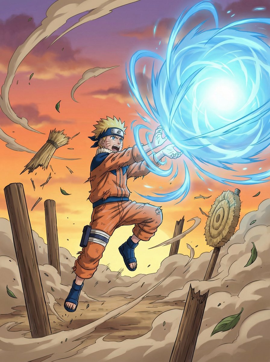 探花视频：鸣人高燃修炼